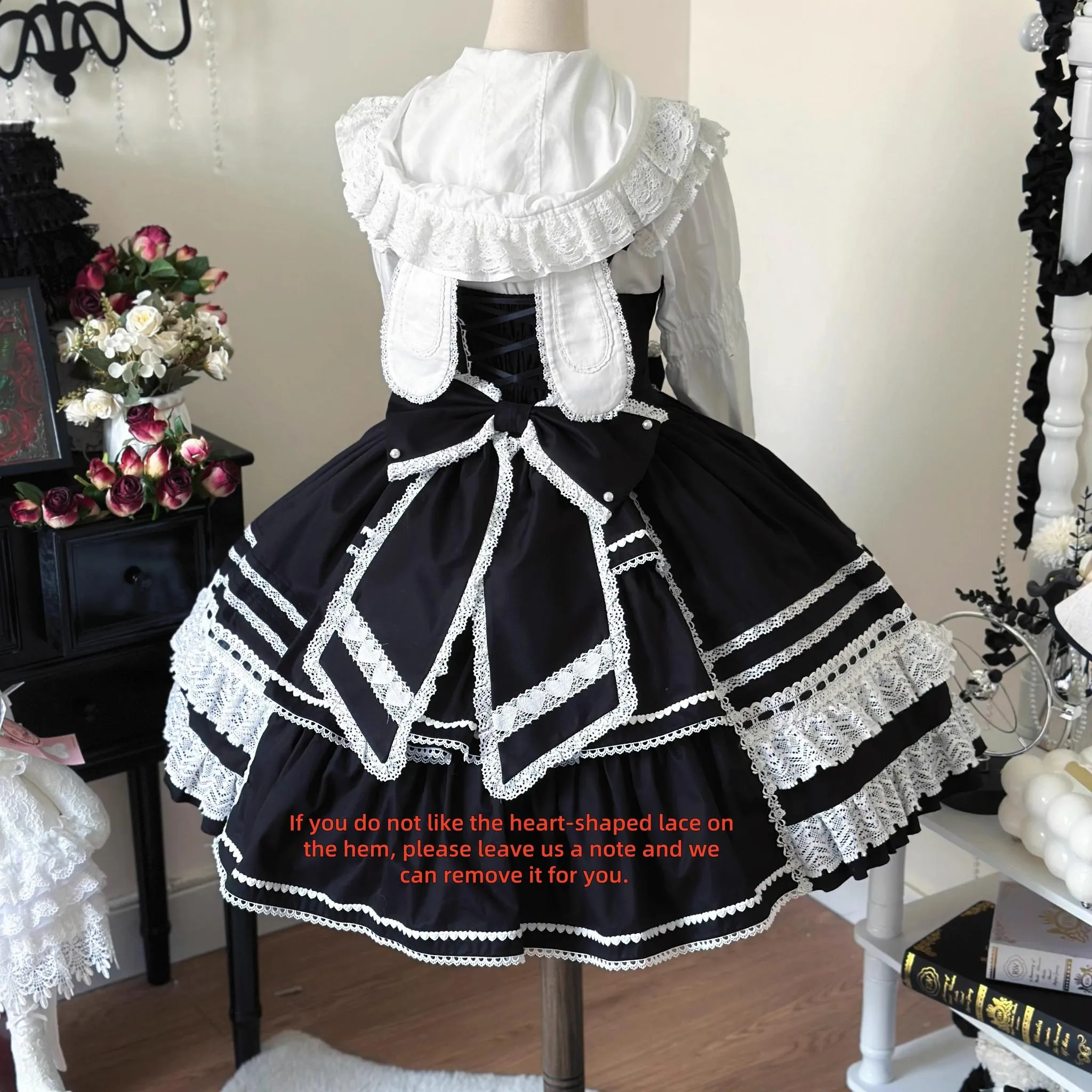 AerialCat~Layered Puffy~Old School Lolita JSK Cotton Vintage Cake Dress