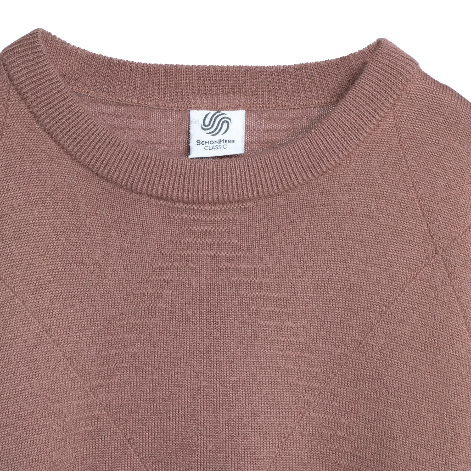 Argyle Pattern Knit Schurwolle Blend Jumper