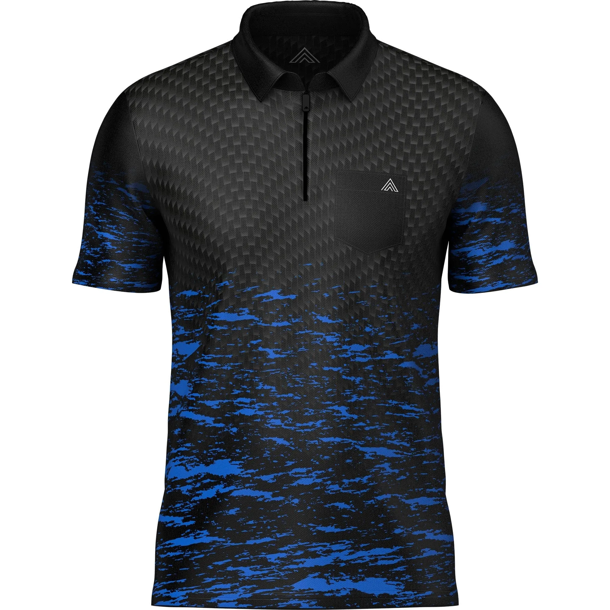 Arraz Lava Dart Shirt - with Pocket - Black & Blue