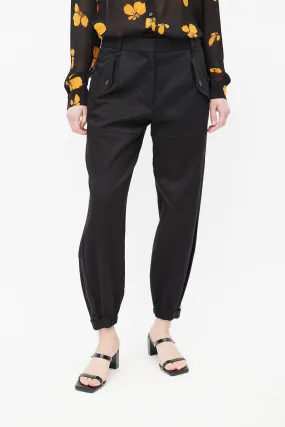 Black Tapered Jogger Pant