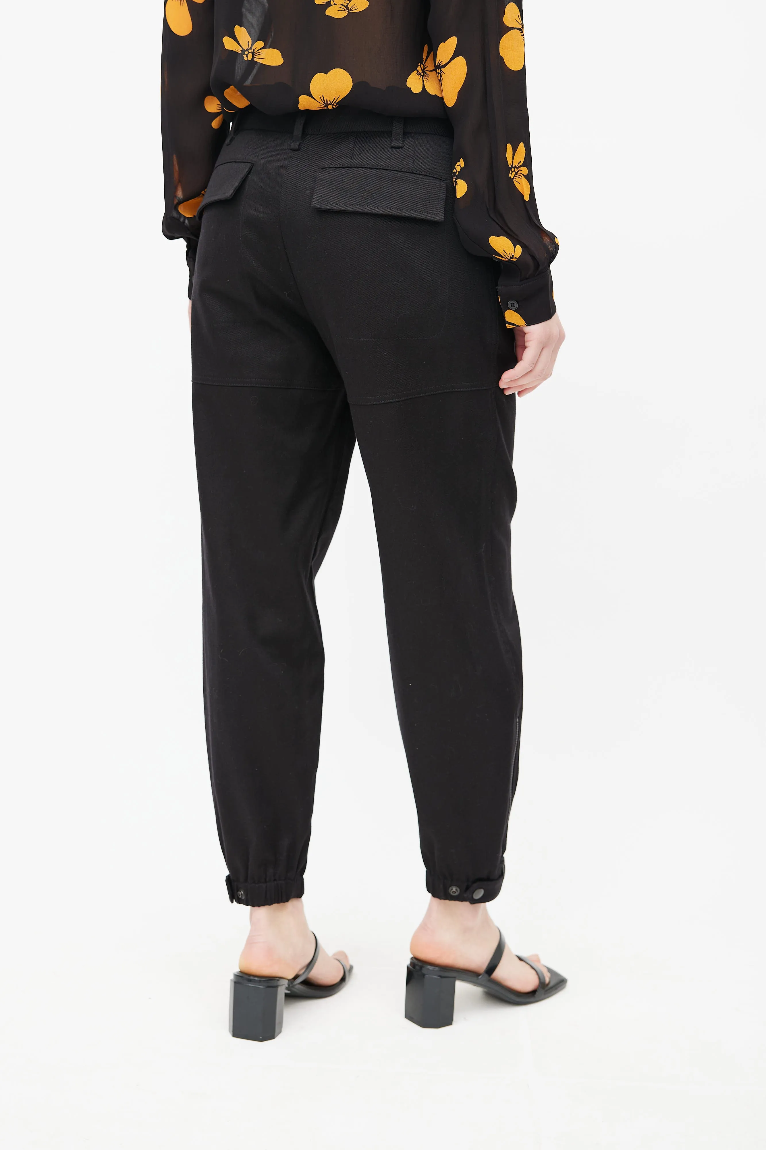 Black Tapered Jogger Pant