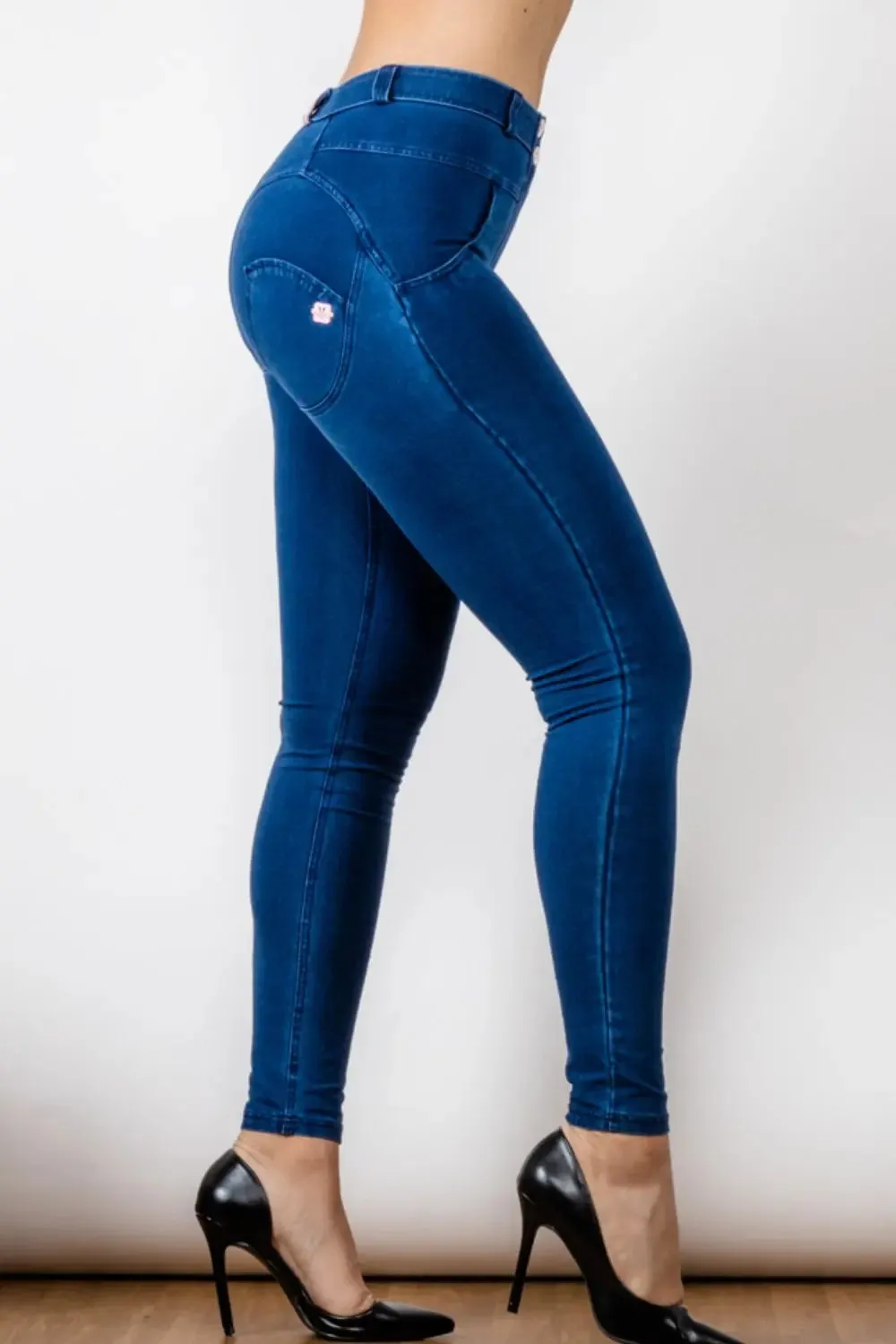 Buttoned Skinny Jeans
