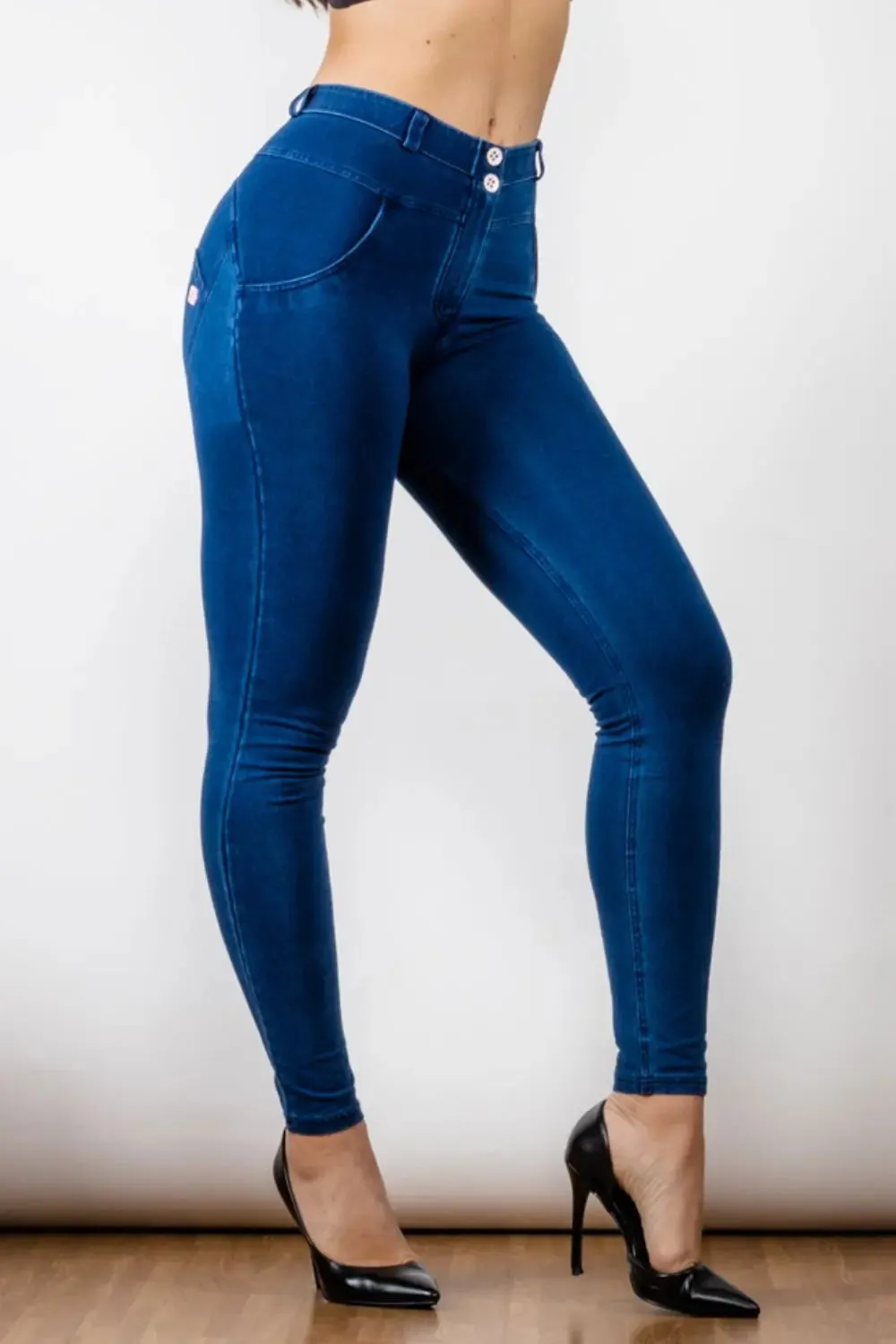 Buttoned Skinny Jeans