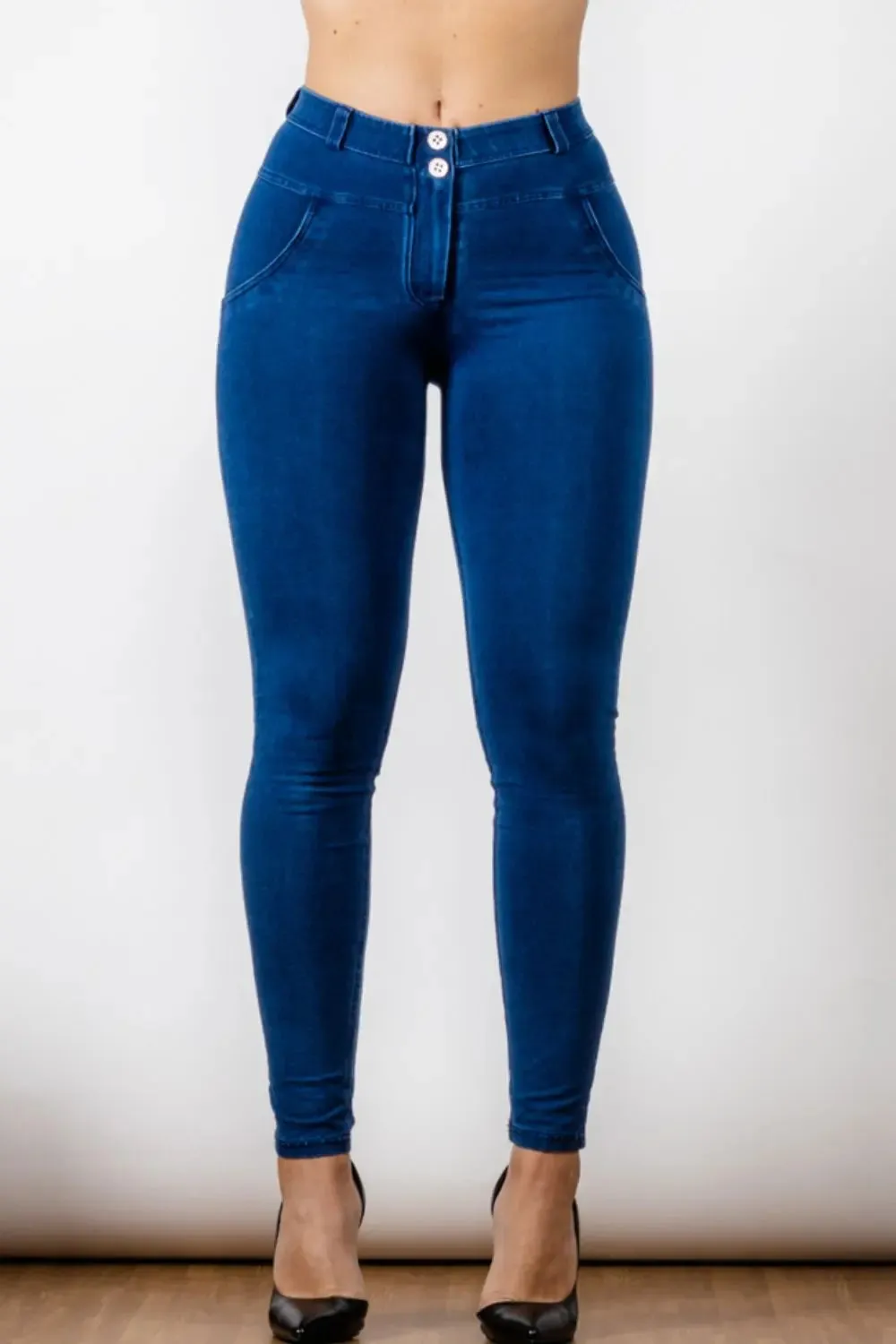 Buttoned Skinny Jeans