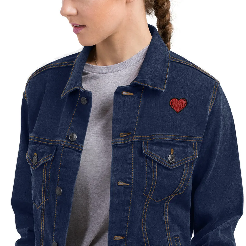 Choose Happy Denim Jacket