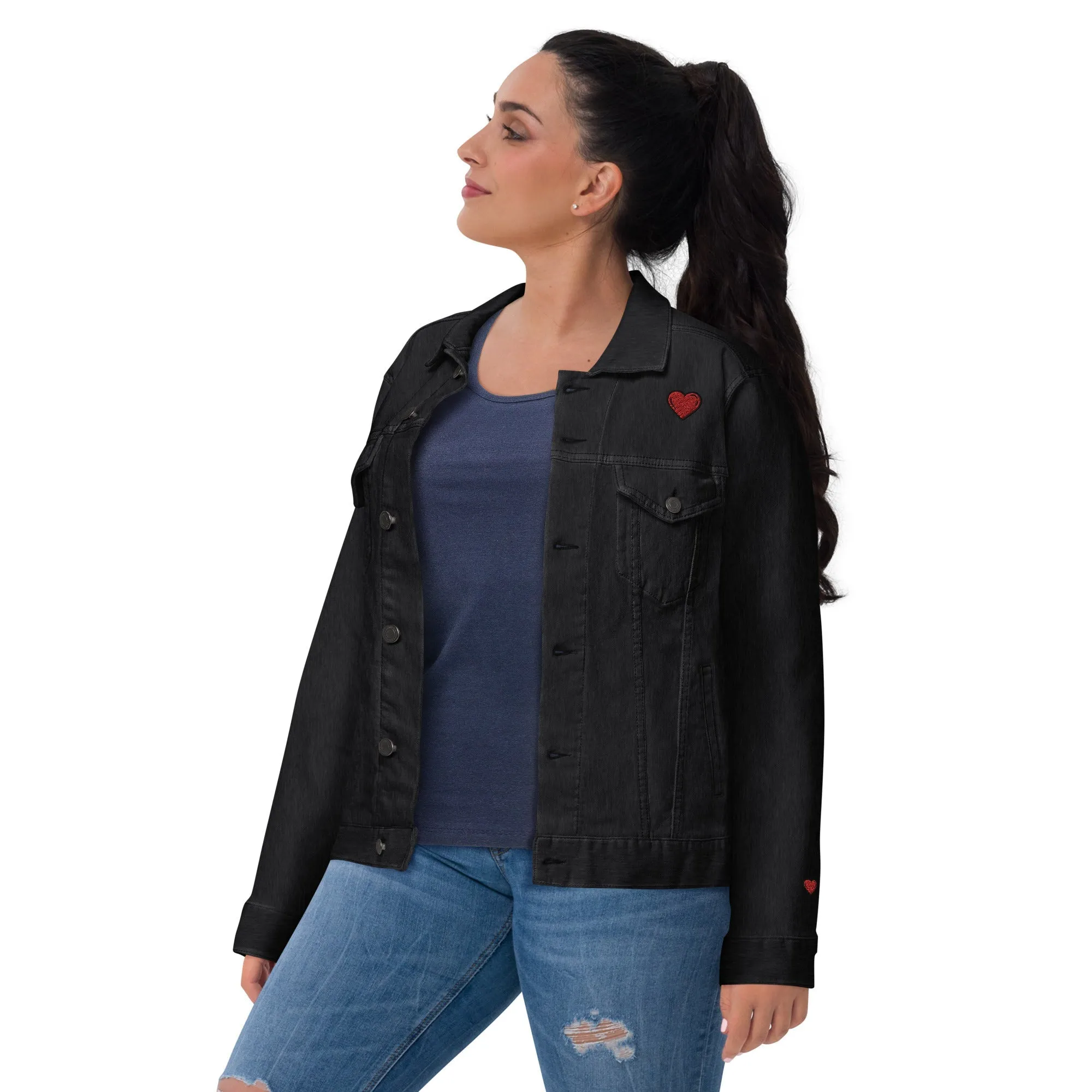 Choose Happy Denim Jacket