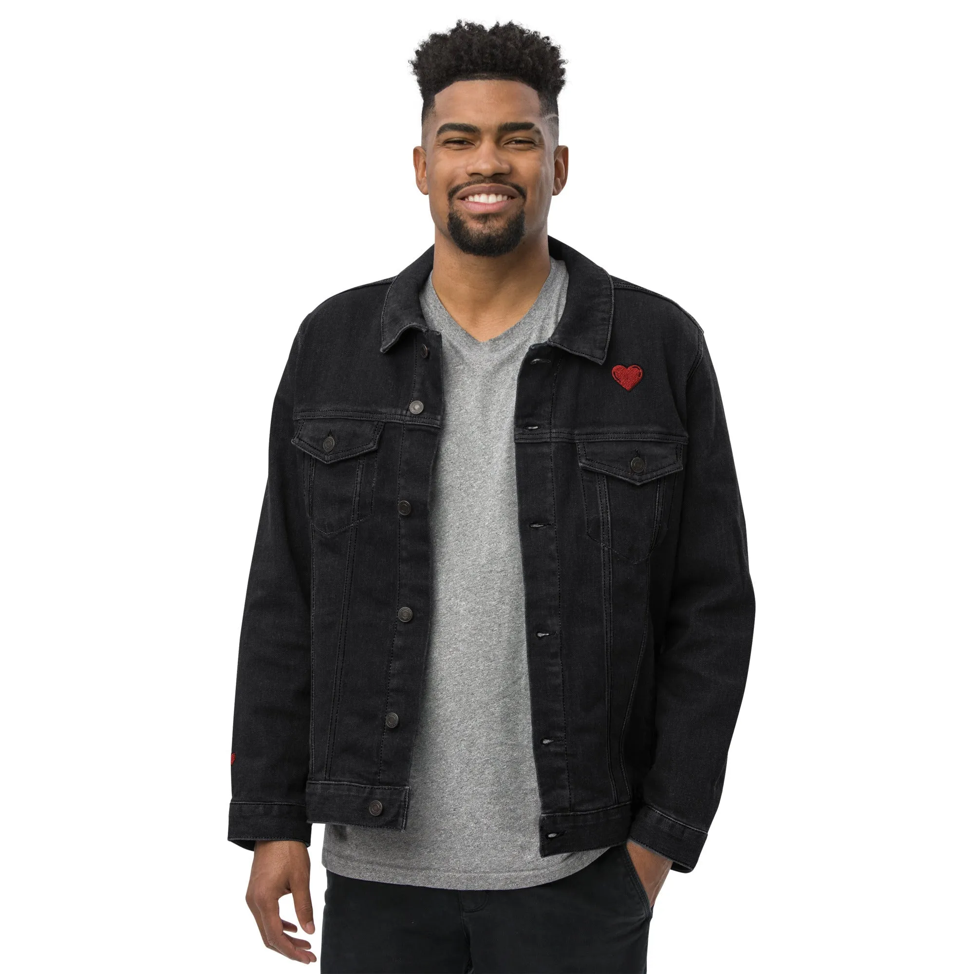 Choose Happy Denim Jacket