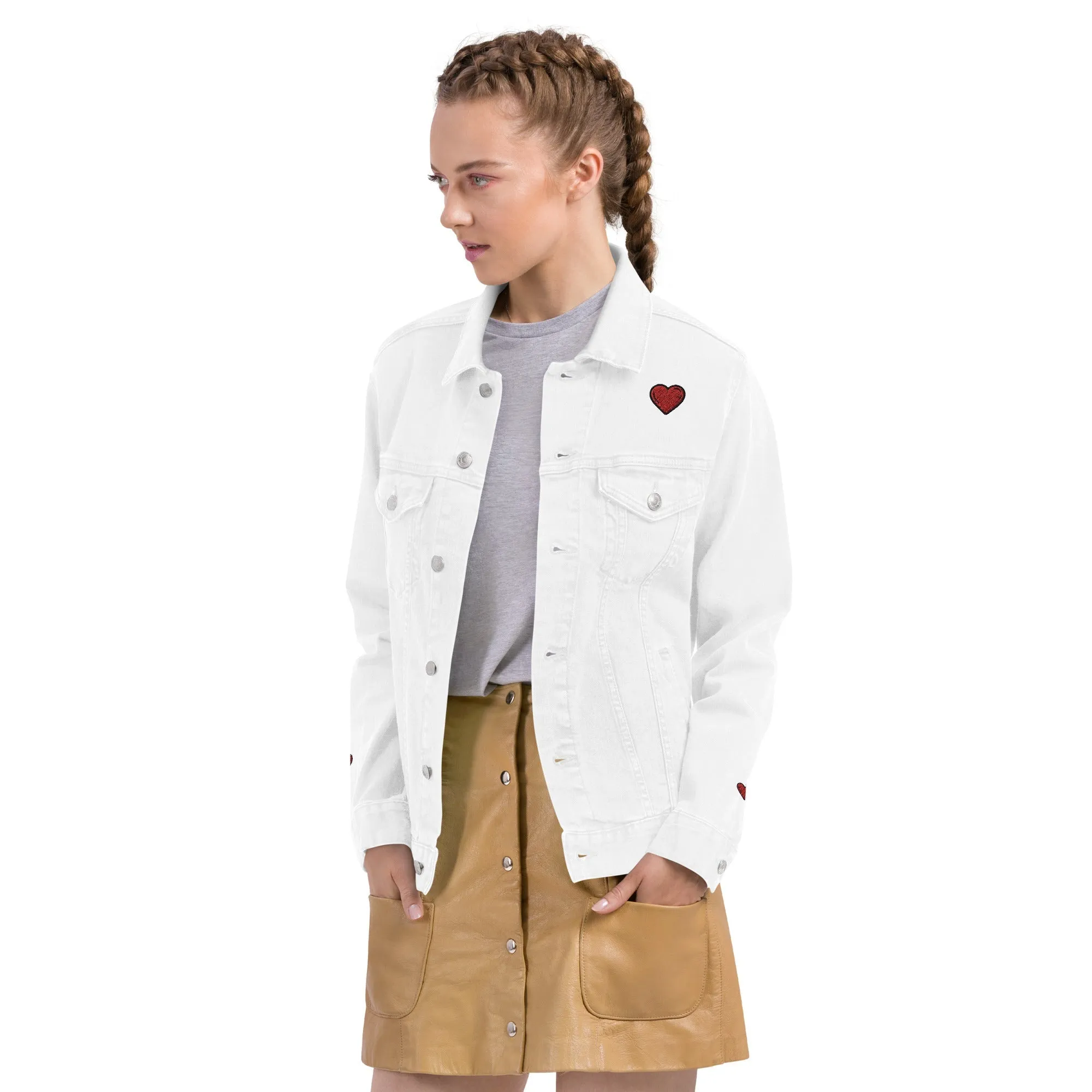 Choose Happy Denim Jacket