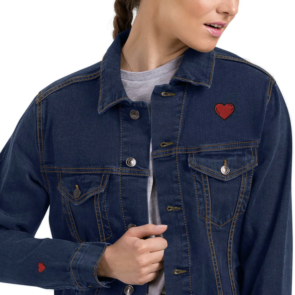 Choose Happy Denim Jacket