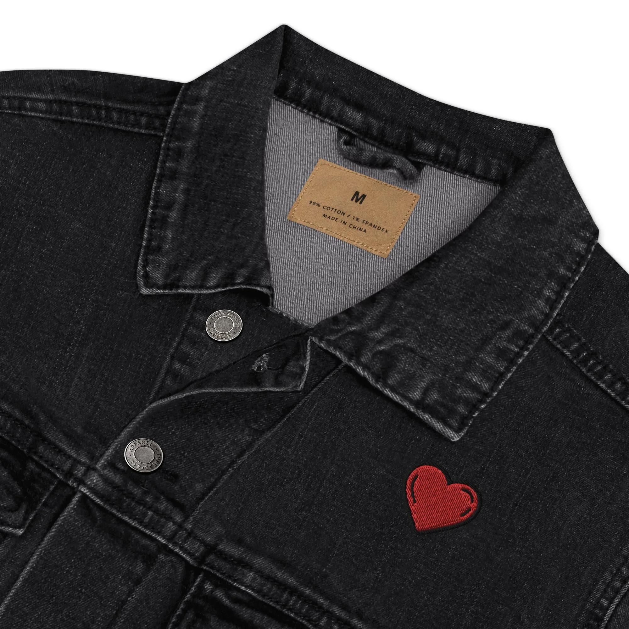 Choose Happy Denim Jacket