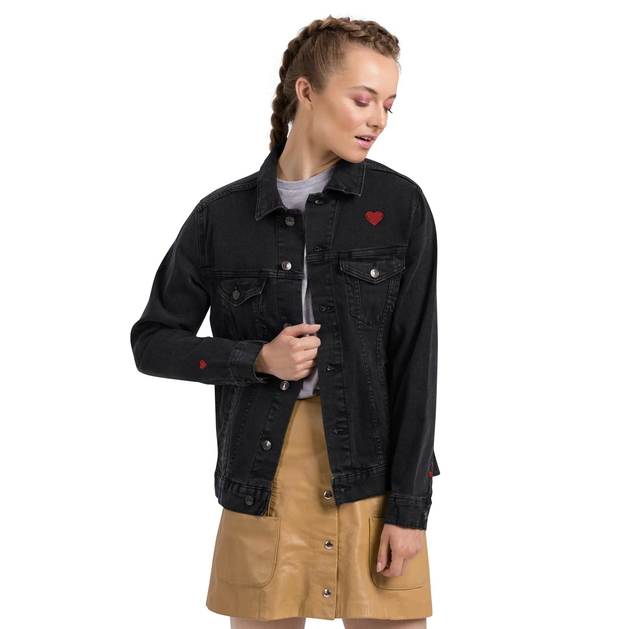 Choose Happy Denim Jacket