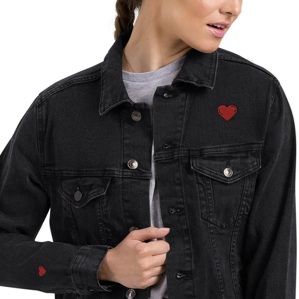 Choose Happy Denim Jacket