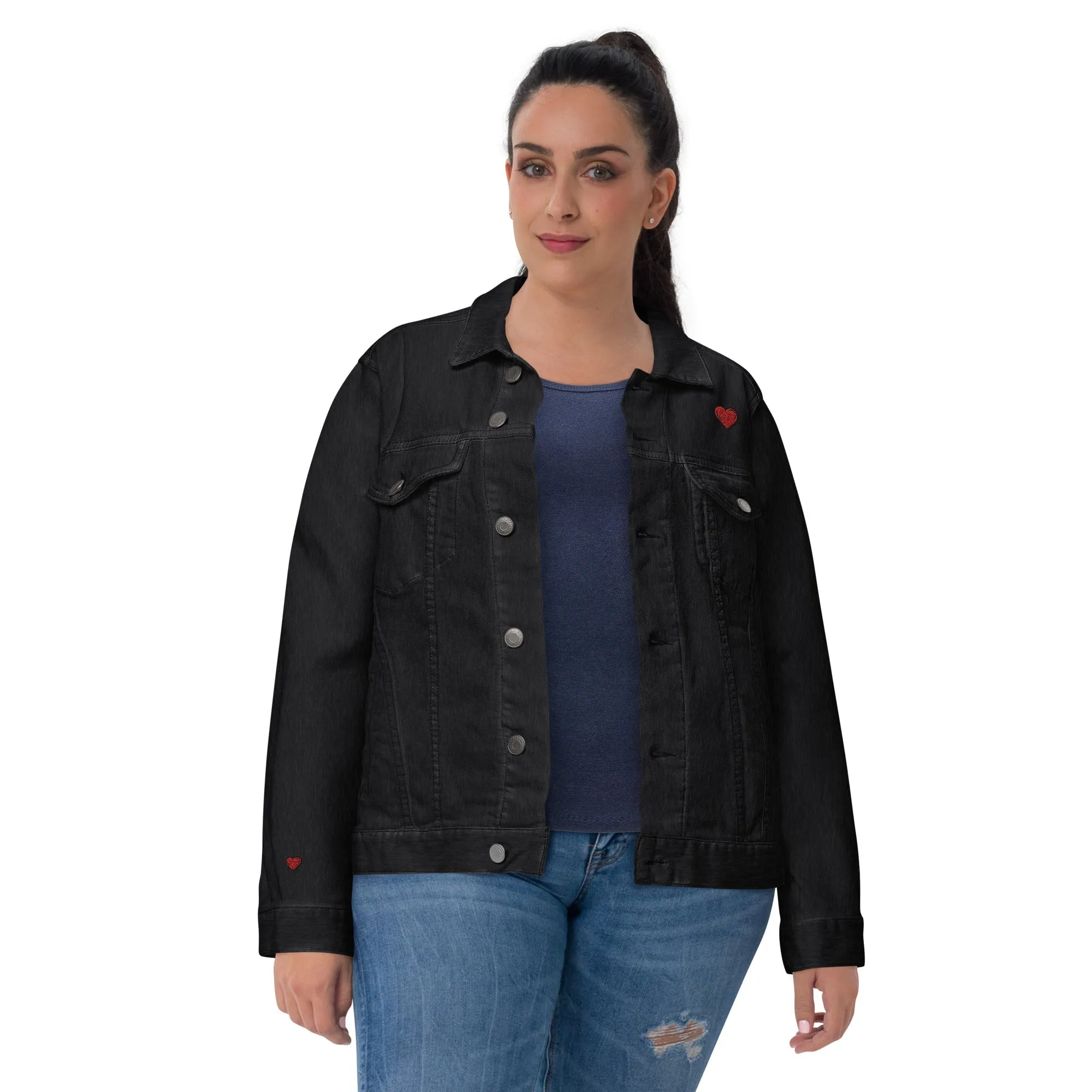 Choose Happy Denim Jacket