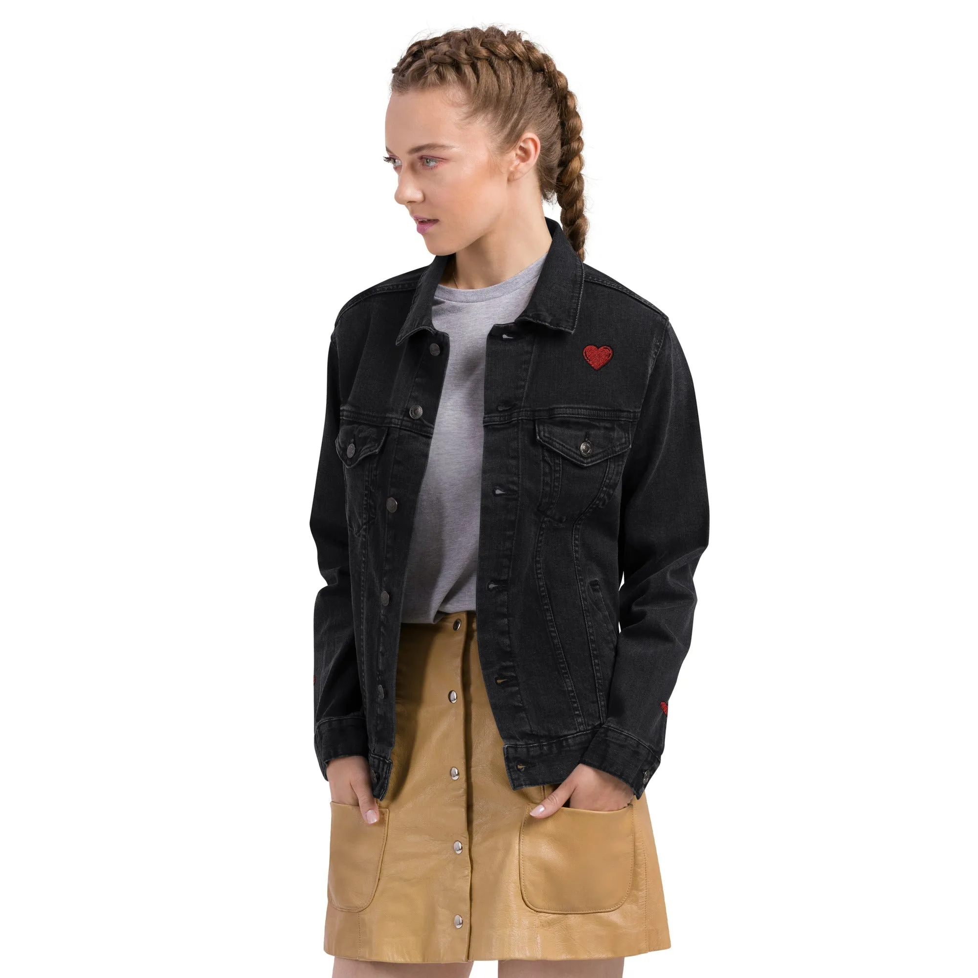 Choose Happy Denim Jacket
