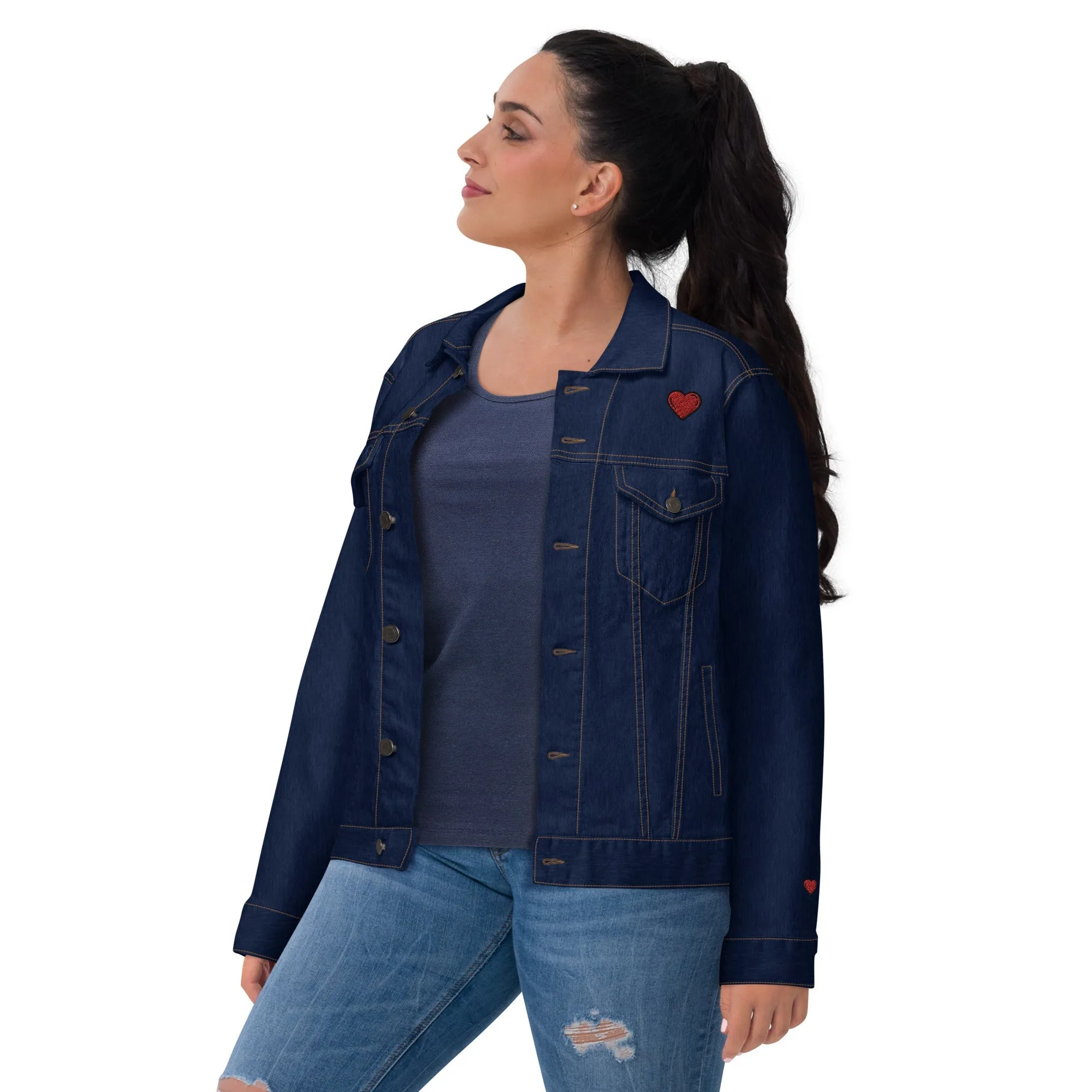 Choose Happy Denim Jacket