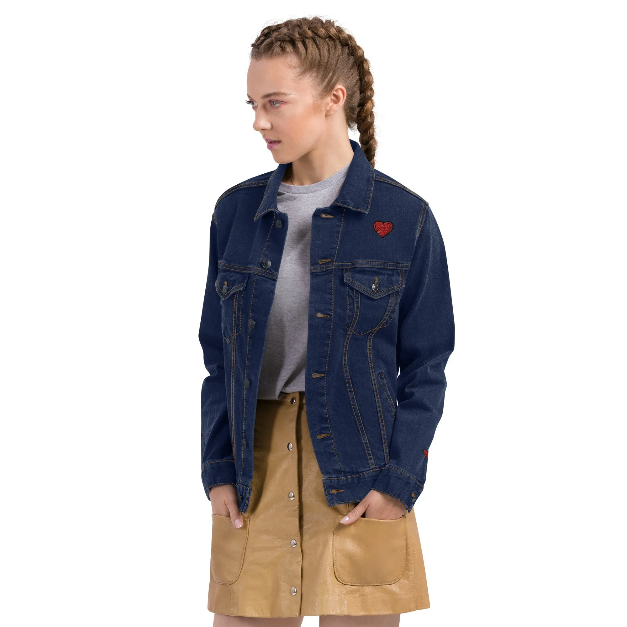 Choose Happy Denim Jacket