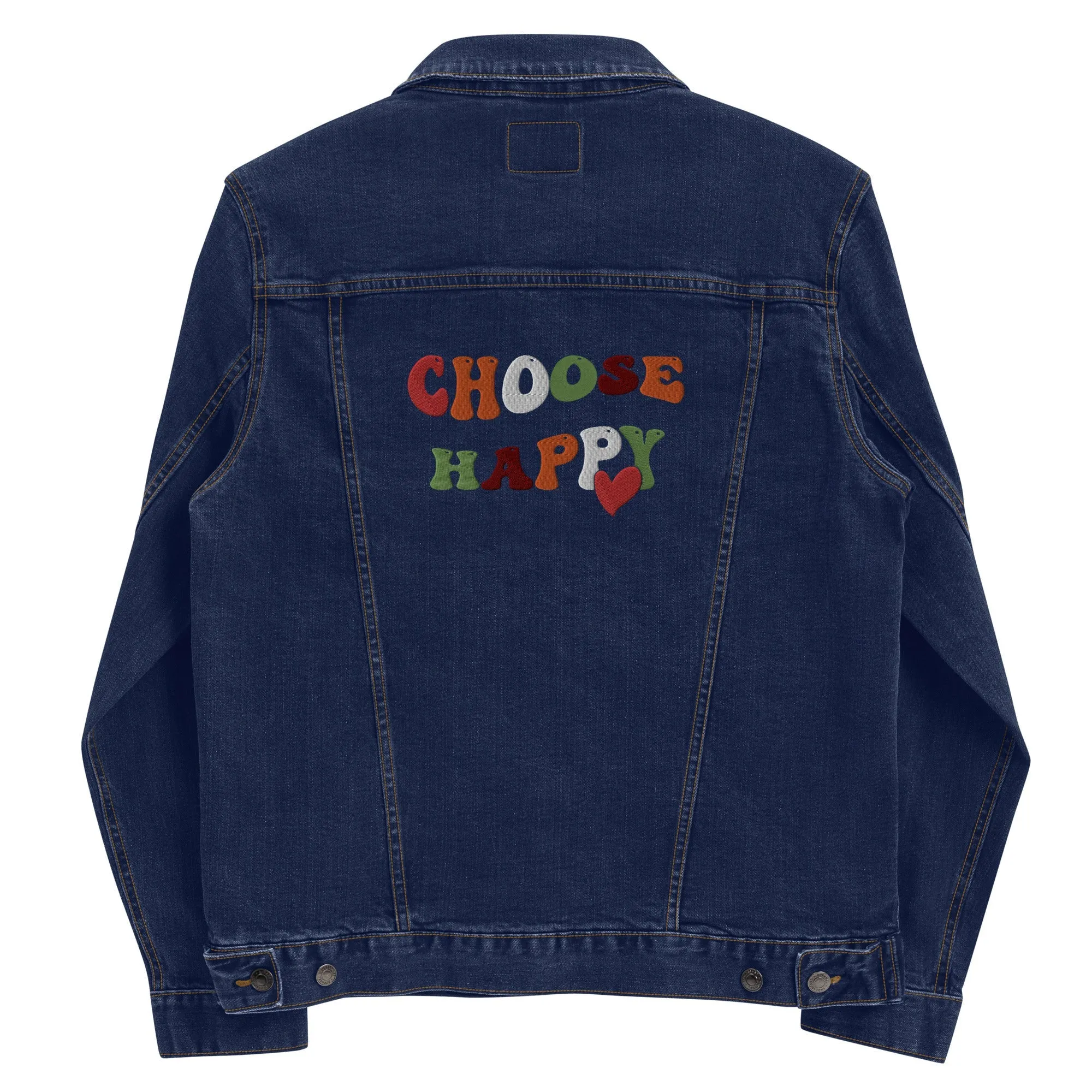 Choose Happy Denim Jacket