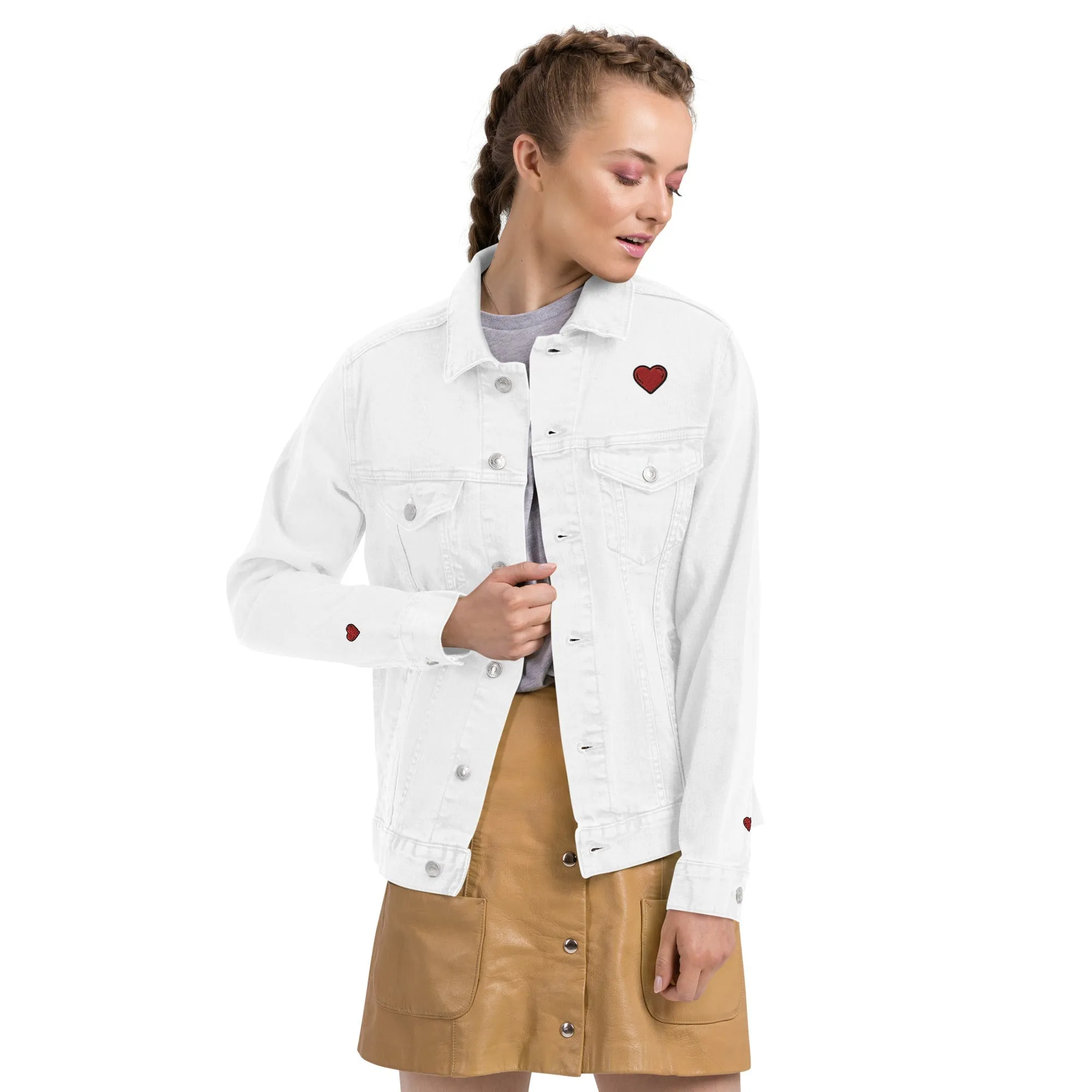 Choose Happy Denim Jacket