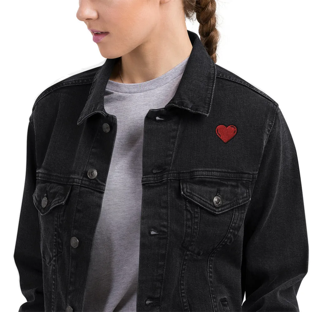 Choose Happy Denim Jacket