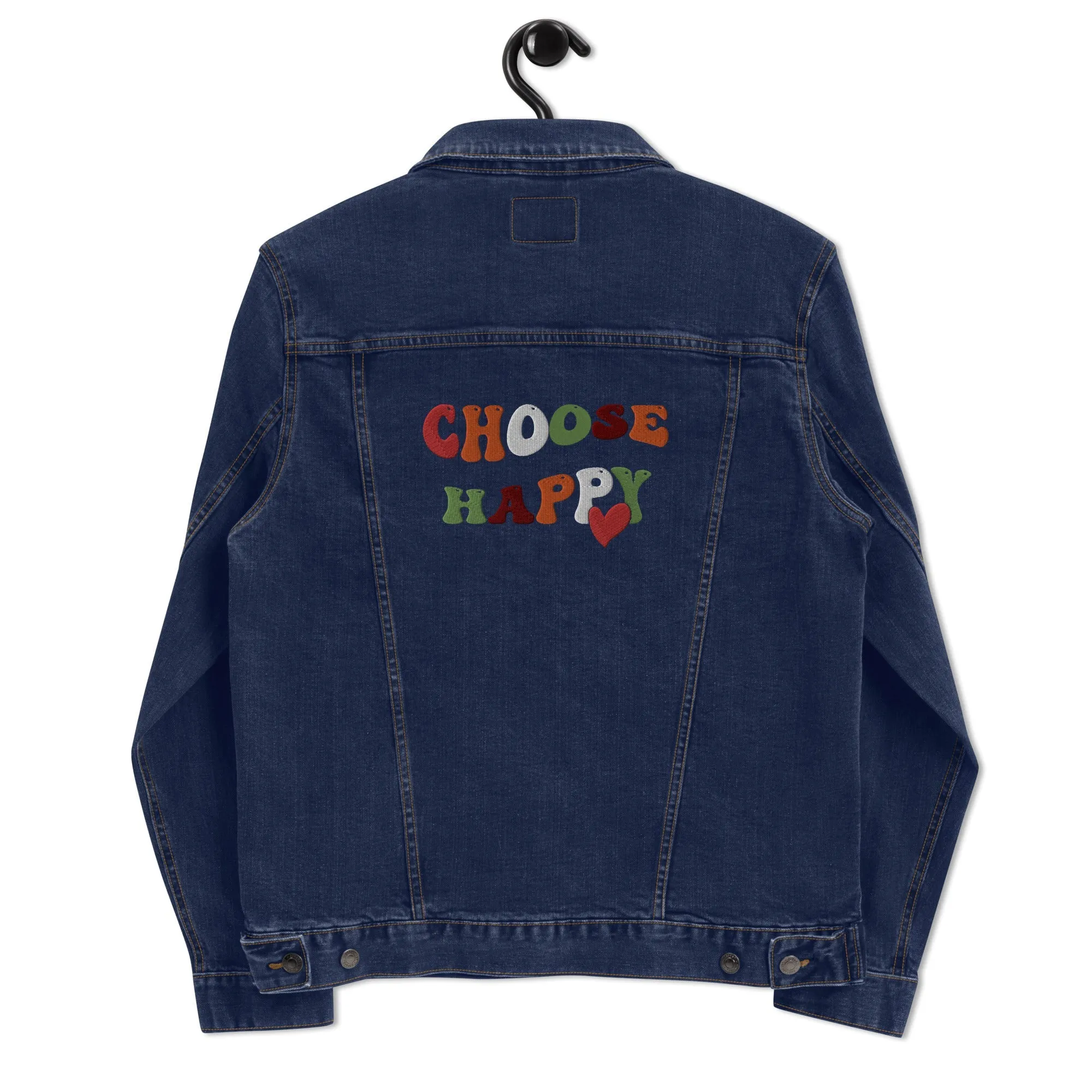 Choose Happy Denim Jacket