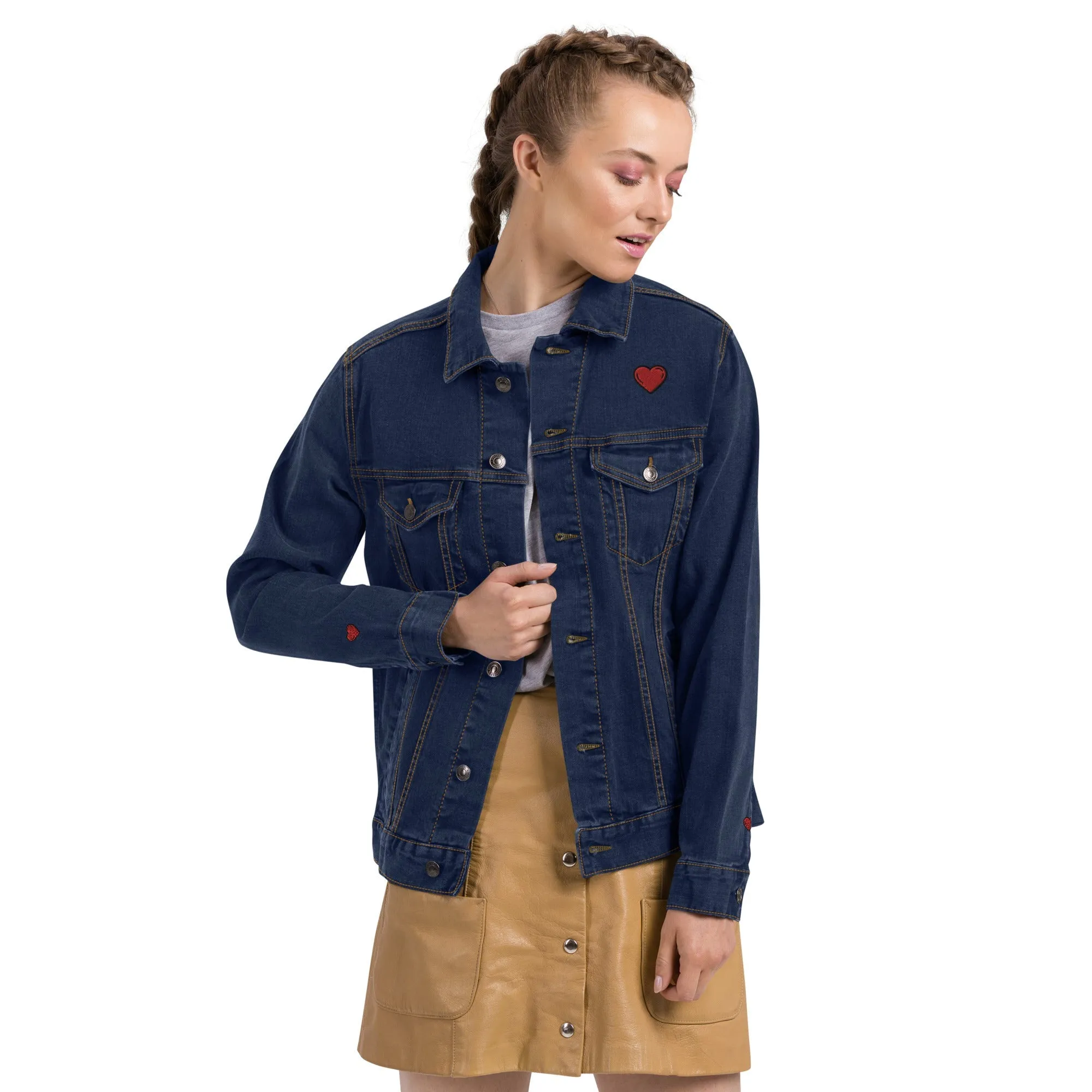 Choose Happy Denim Jacket