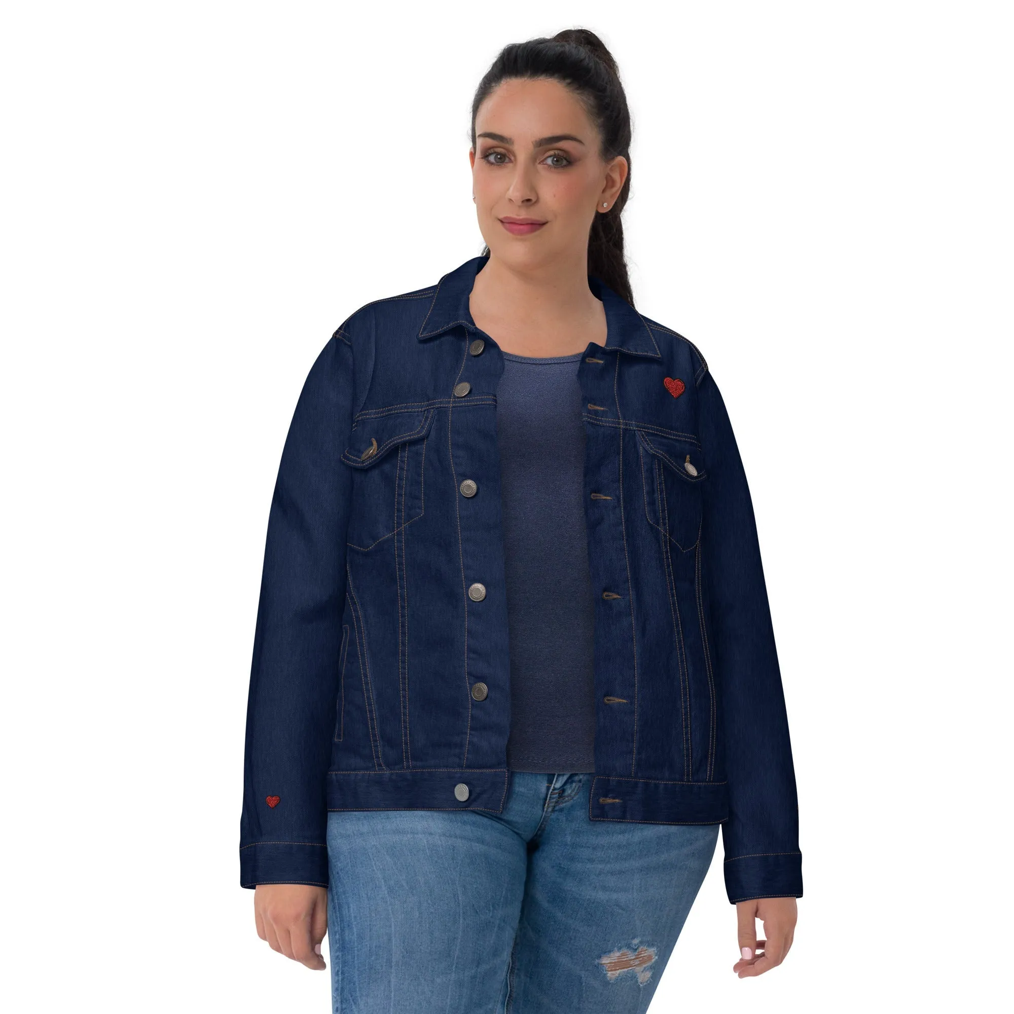 Choose Happy Denim Jacket