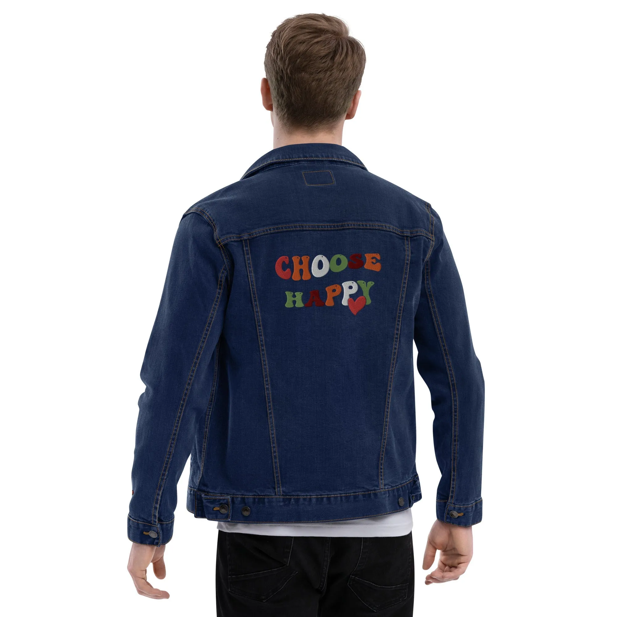 Choose Happy Denim Jacket