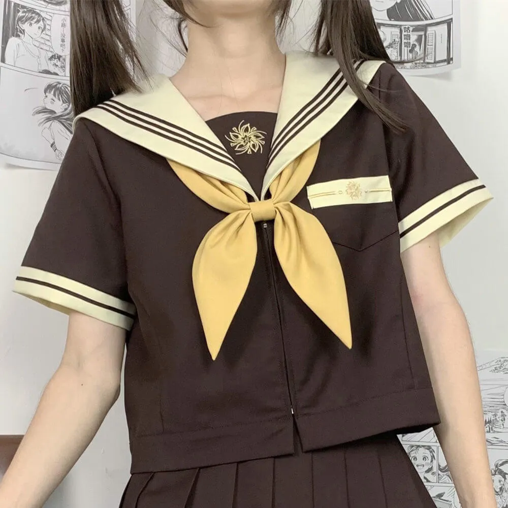 Coffee vintage JK tea or coffee uniform set
