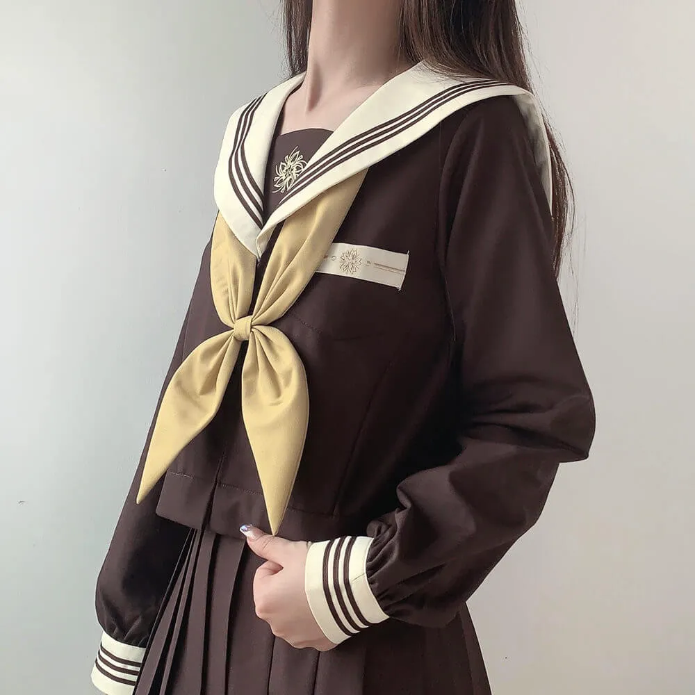 Coffee vintage JK tea or coffee uniform set