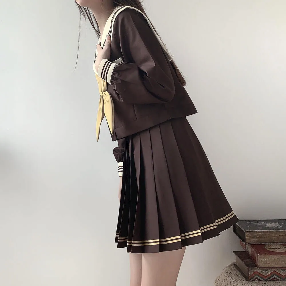 Coffee vintage JK tea or coffee uniform set