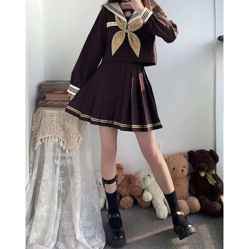 Coffee vintage JK tea or coffee uniform set