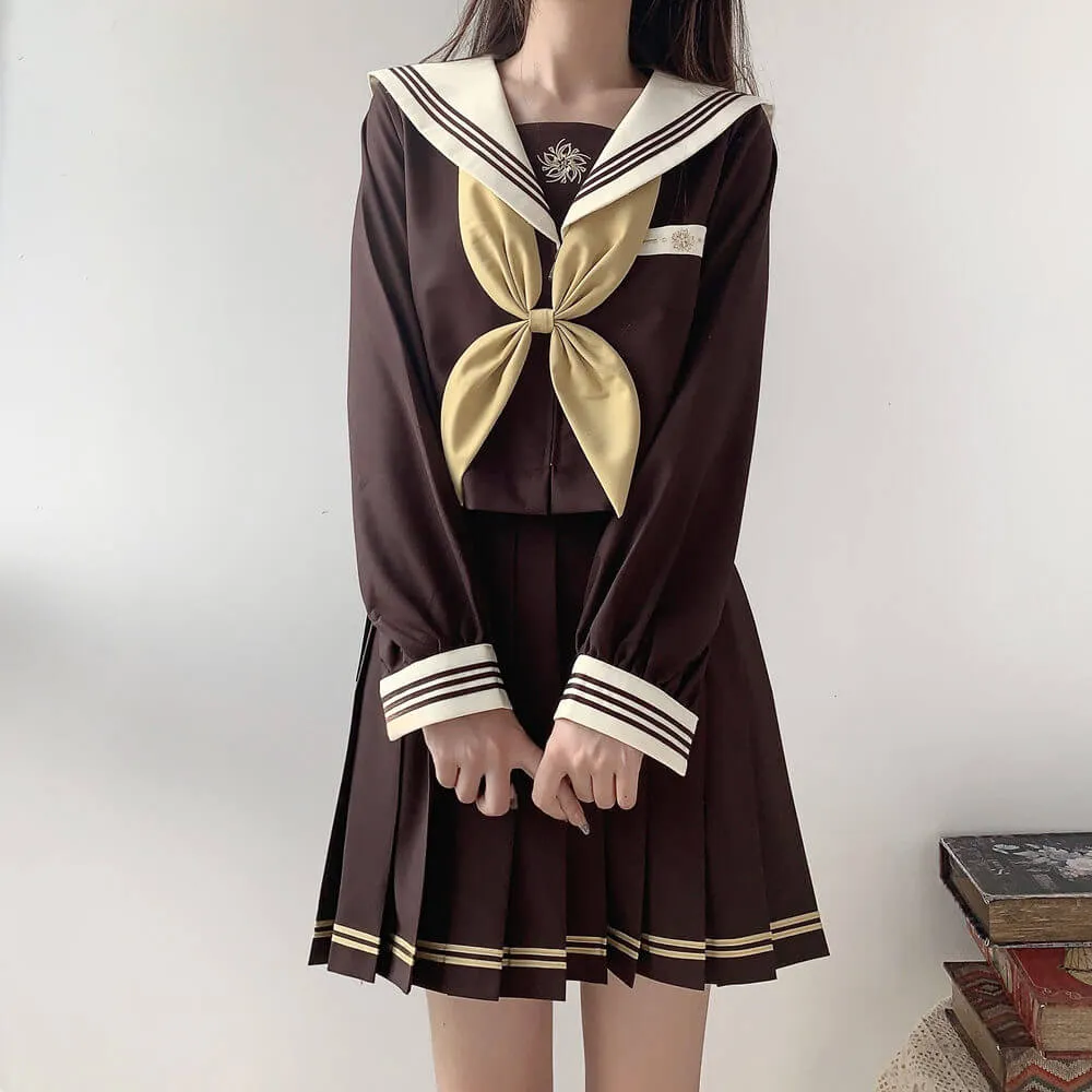 Coffee vintage JK tea or coffee uniform set
