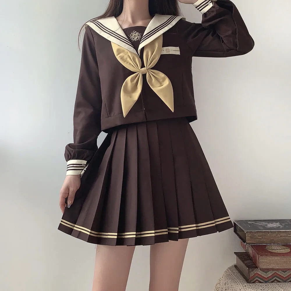 Coffee vintage JK tea or coffee uniform set