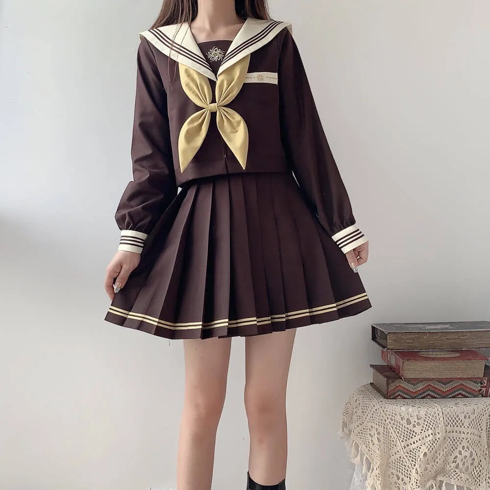 Coffee vintage JK tea or coffee uniform set