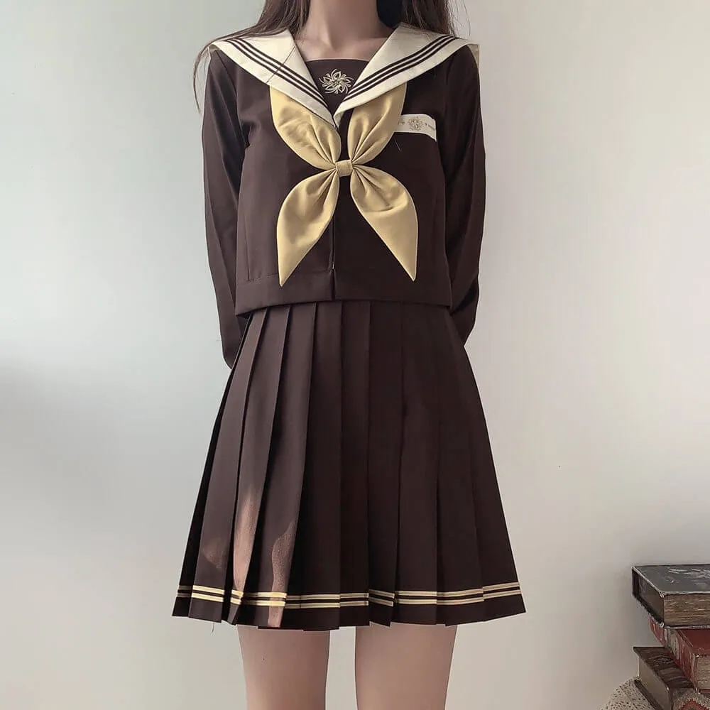 Coffee vintage JK tea or coffee uniform set