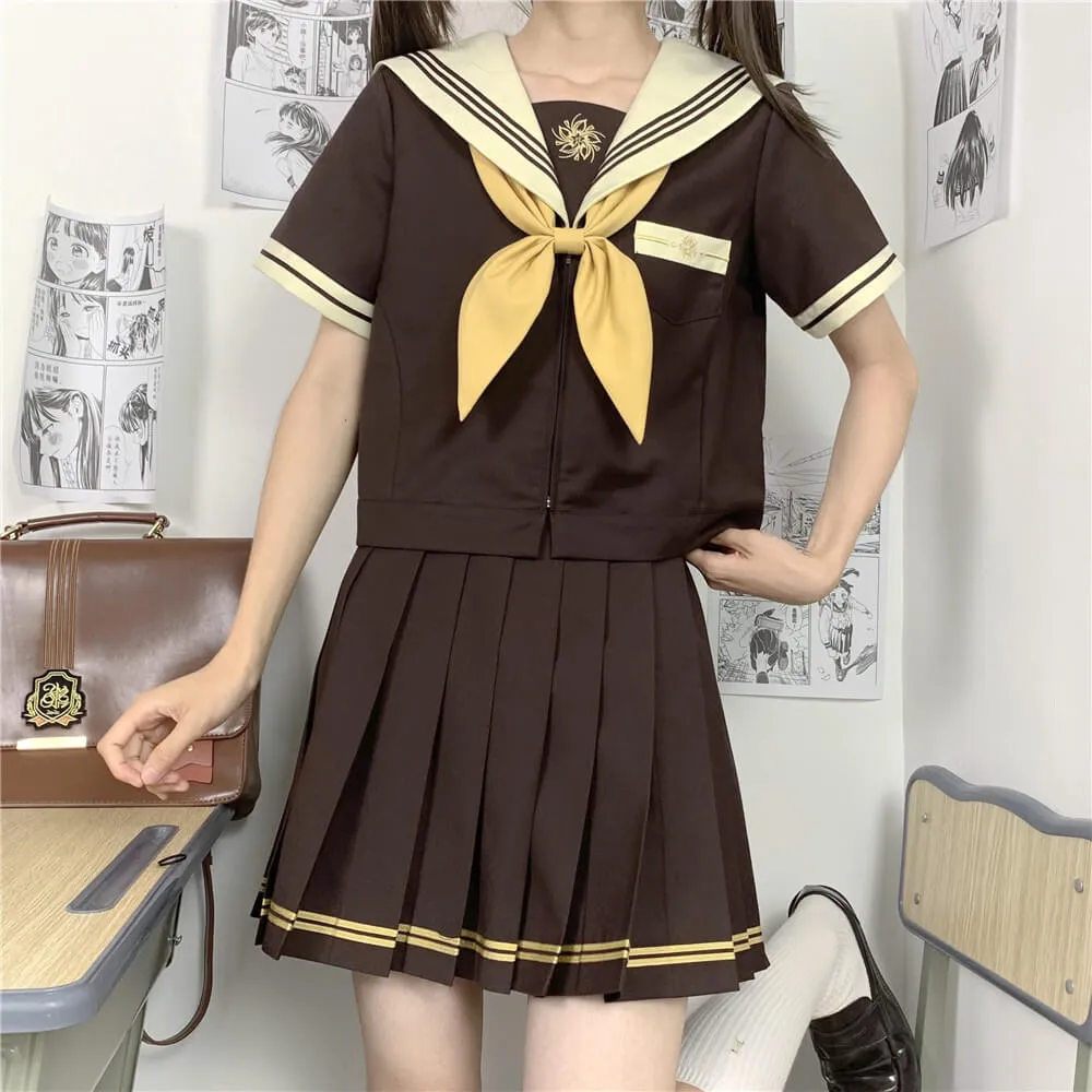 Coffee vintage JK tea or coffee uniform set