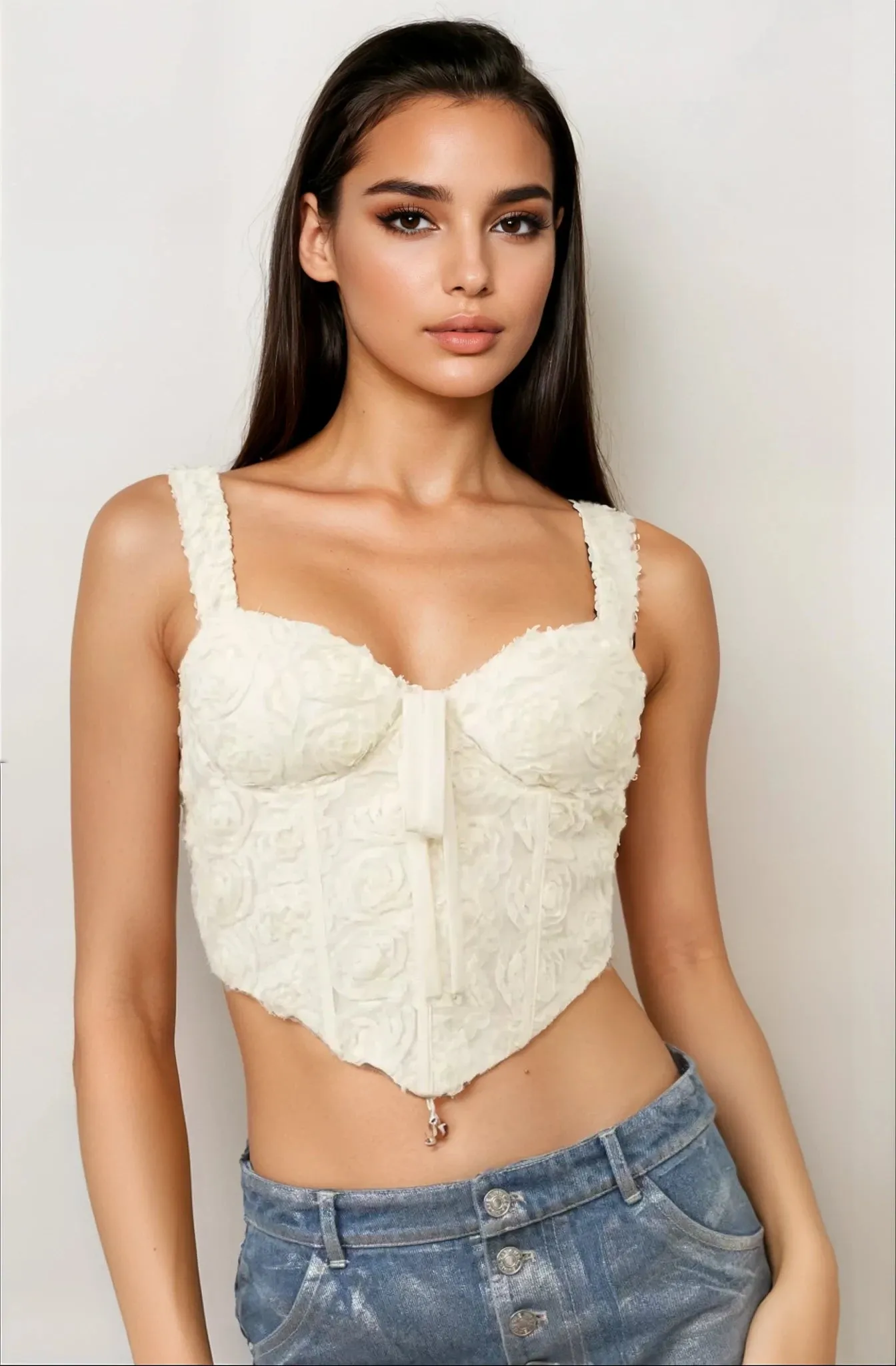 Final Rose Corset Top