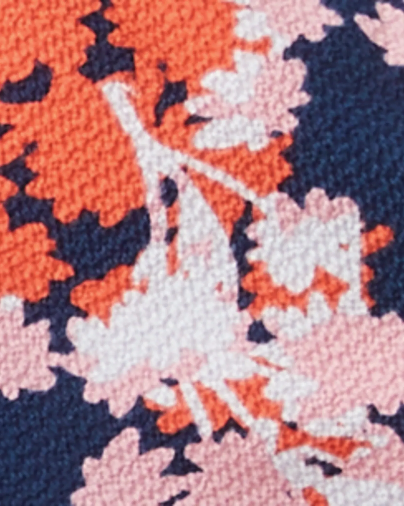 Iris V-Neck Blouse | Navy / Red