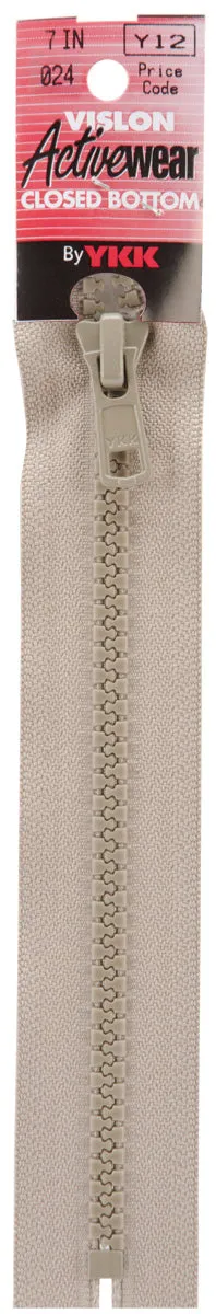 Khaki -Zipper 7" Vislon