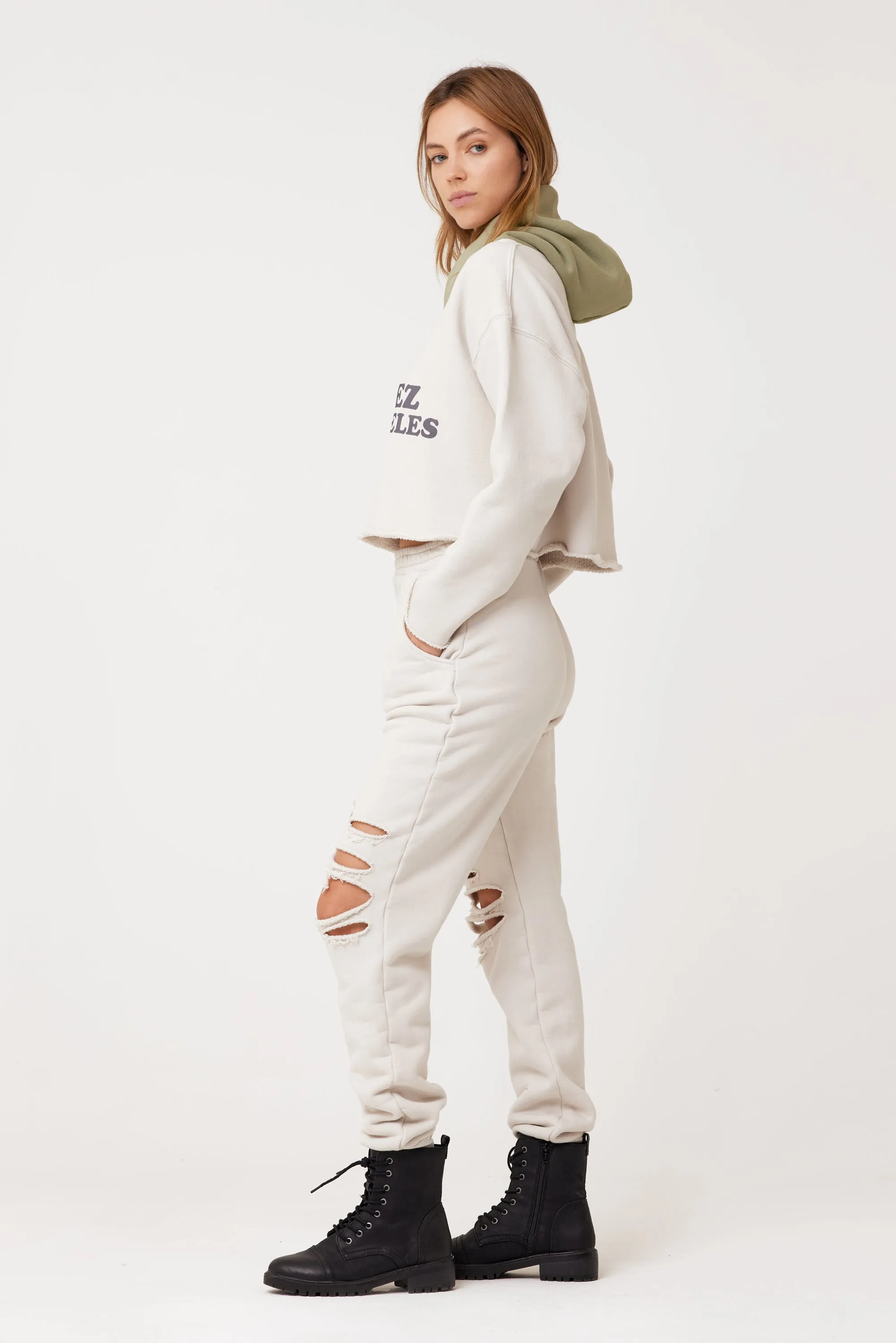 Kylee Jogger in Sea Salt