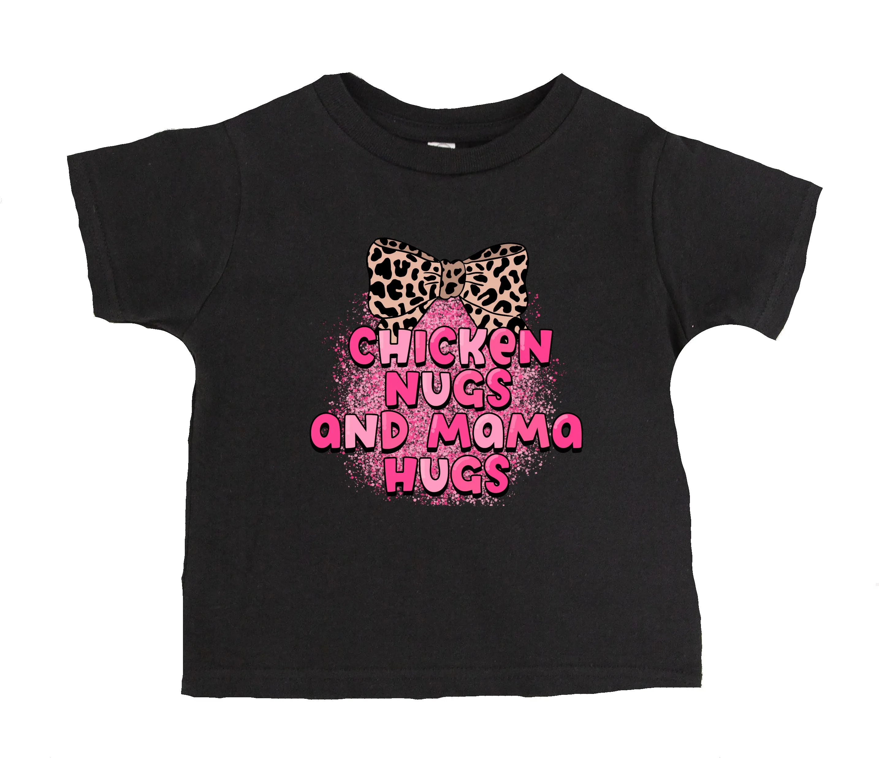 Leopard Chicken Nugs and Mama Hugs T-Shirt