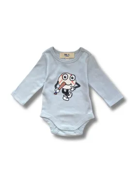 Little All-Star Long Sleeve Bodysuit - Sky Blue