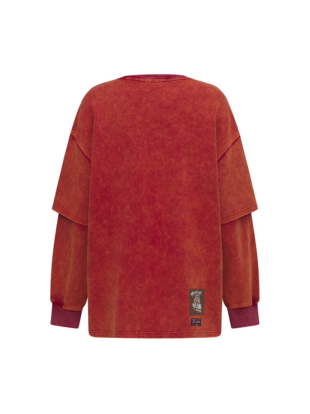 MUKZIN Spliced Casual Loose Comfortable Versatile T-shirt