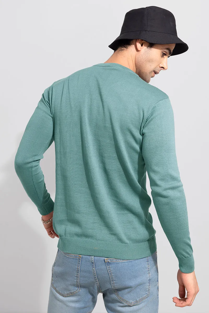 Snug Green Sweater