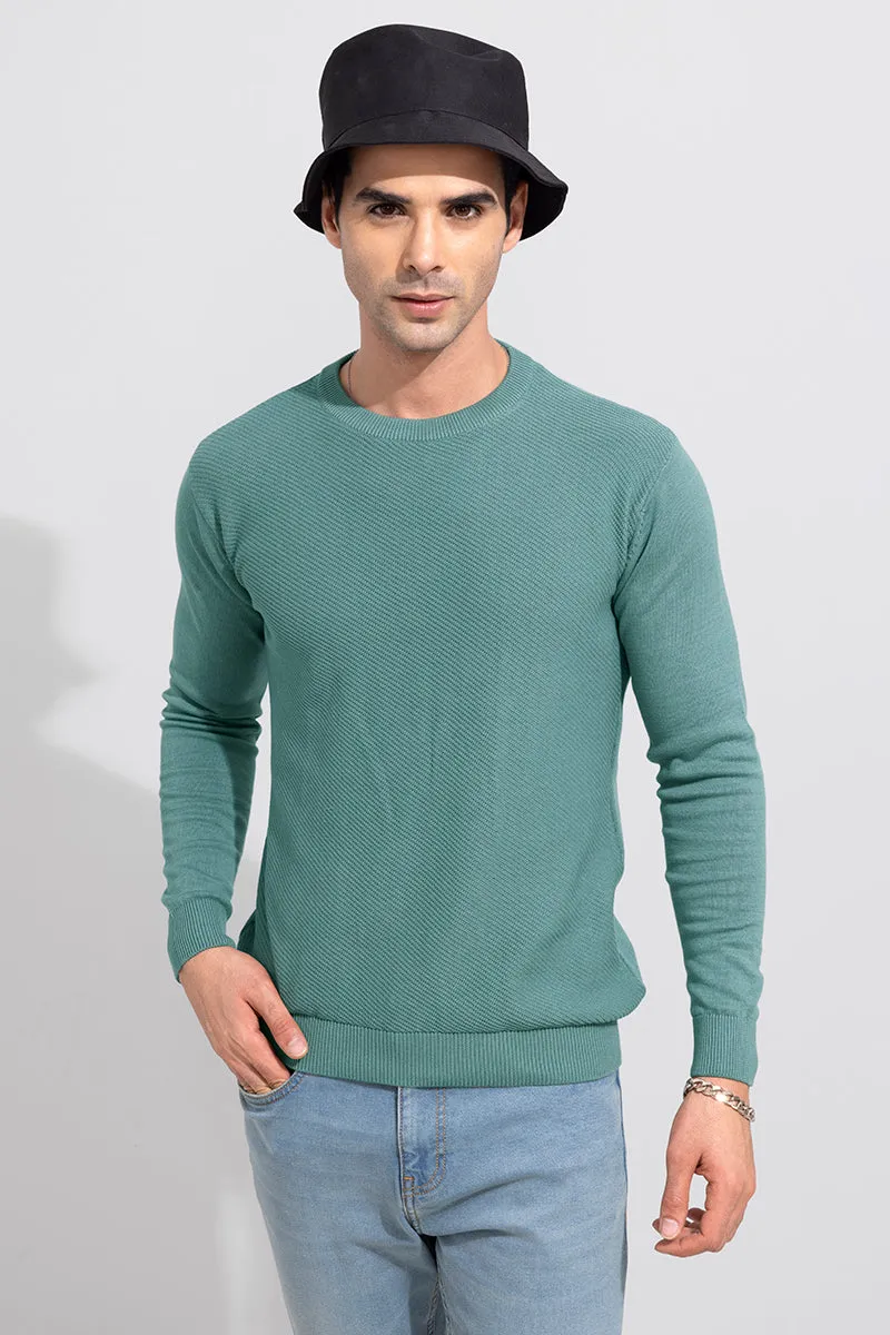 Snug Green Sweater
