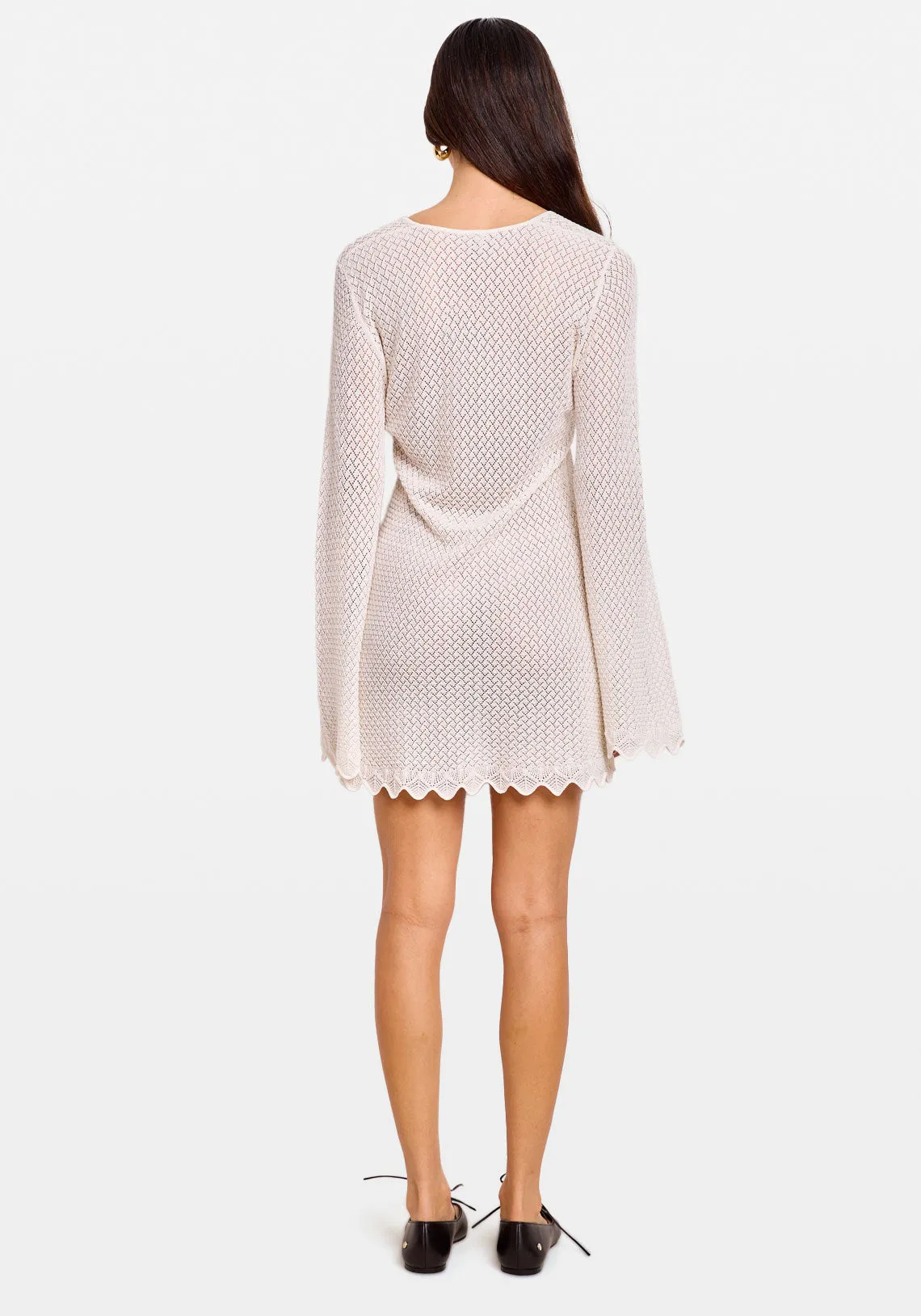TANZANIA SHORT DRESS CREAM 001