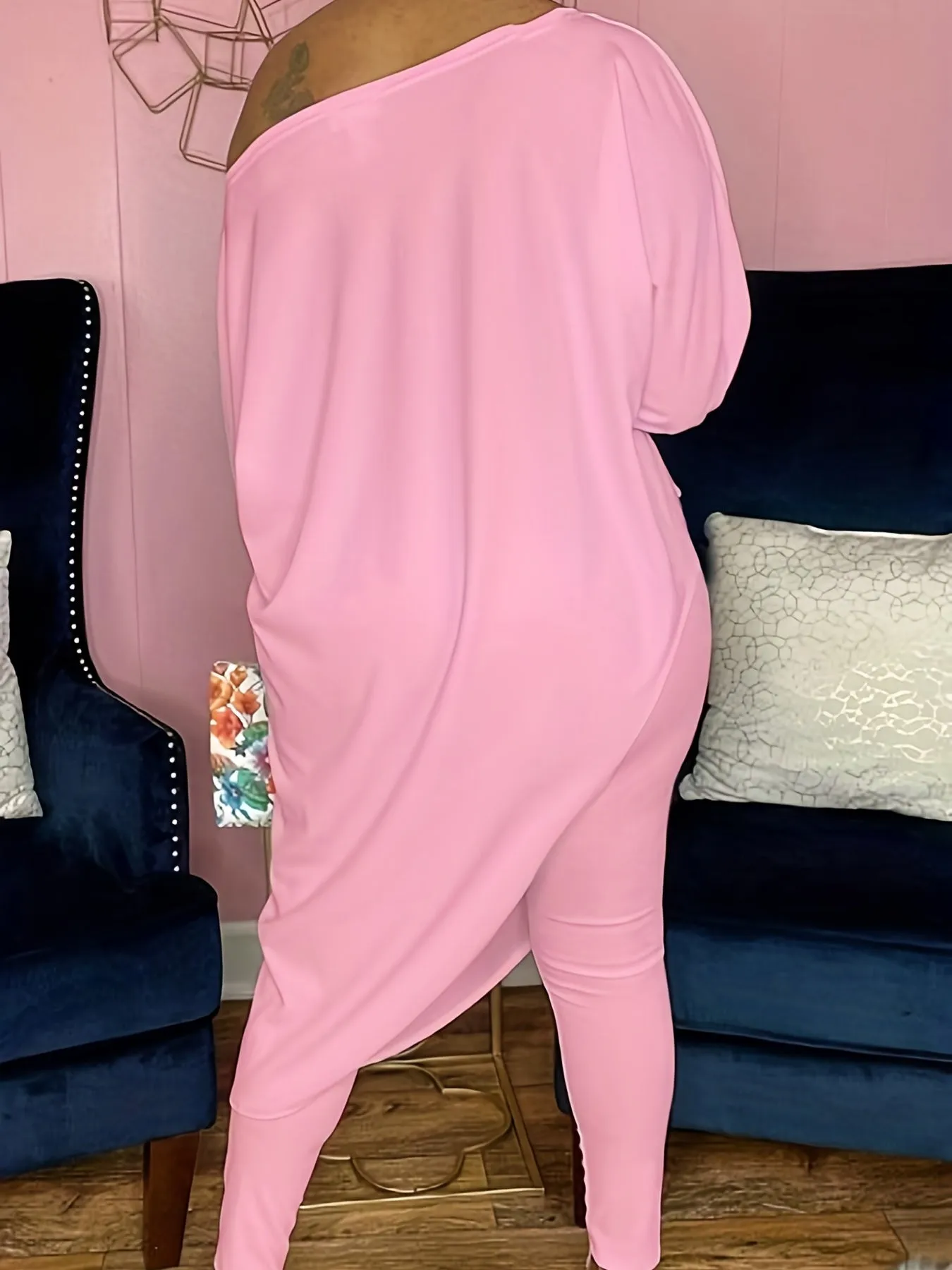 Trendy Two-Piece  Pink Friday Women Outfit