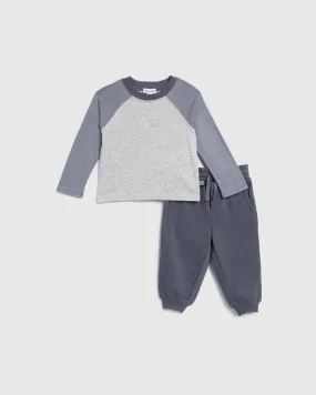 Two Tone Raglan Set