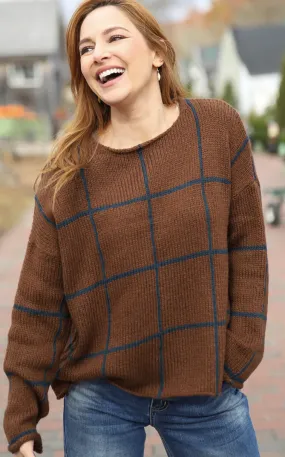 Window Pane Sweater