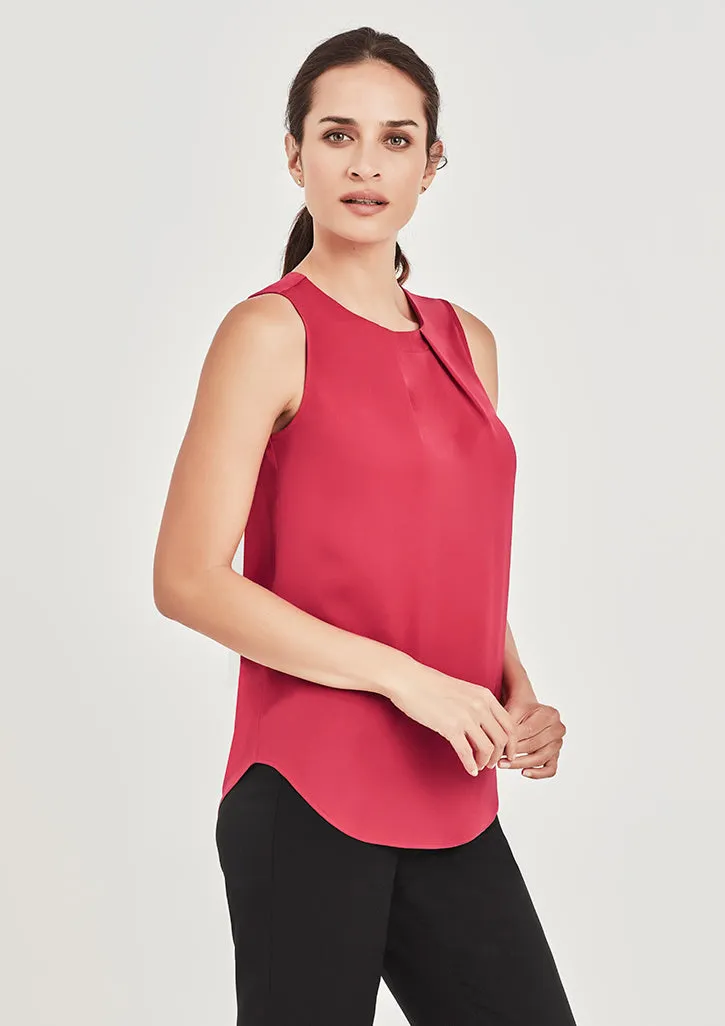 Womens Estelle Pleat Blouse - RB973LN